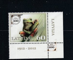 Latvia  Scott#  805c  MNH  (2012 Frog)