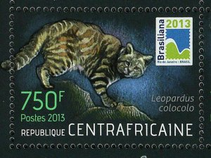 Wildcats Stamp Puma Concolor Leopardus Colocolo S/S MNH #4256-4259 