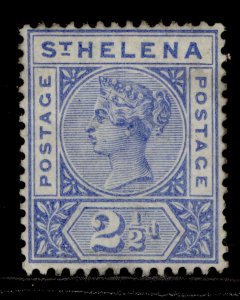 ST. HELENA QV SG50, 2½d ultramarine, M MINT. Cat £18.