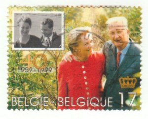 Belgium - Scott # 1747 King Albert II & Queen - used