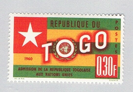 Togo 386 MNH Flag 1 1961 (BP77816)