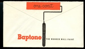 ?Baptone Wonder Wall Paint one coat, advertising 4c Wilding cover Canada