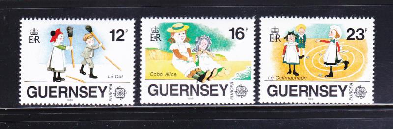 Guernsey 401-403 Set MNH Europa, Childrens Toys and Games