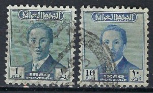 Iraq 141A;148 Used 1957 issues (ak2850)