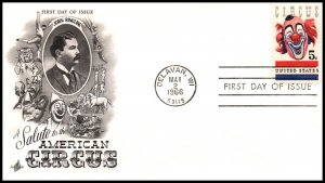 US 1309 Circus Artcraft U/A FDC