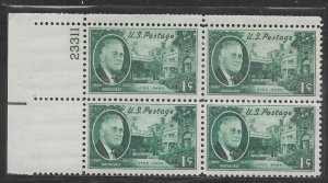 #930 MNH Plate Block