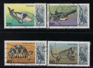 Germany Berlin Scott # 9N411 - 9N414, used