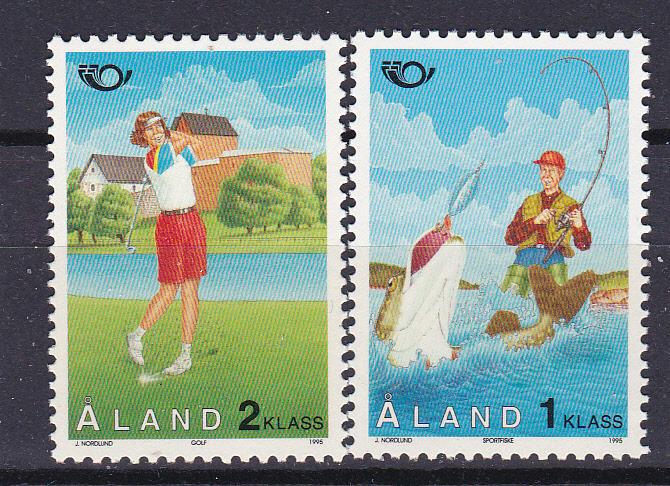 Finland-Aland Isls. 116-17 MNH 1995 1&2 klass Tourism