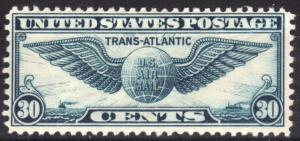 US #C24  MINT FINE-HINGED.