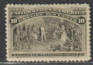 $US Sc#237 M/H/VF-XF, JUMBO! Cv. $90