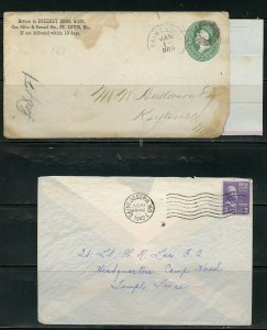 US POSTAL HISTORY OF STATE OF MISSOURI LOT OF 24 COVERS 184-1960 AS SHOWN