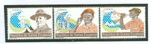 Equatorial Guinea #140-142 Mint (NH) Single (Complete Set) (Scouts)