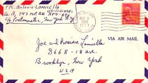 United States A.P.O.'s 6c Adams Prexie 1954 U.S. Army, Postal Service A.P.O. ...