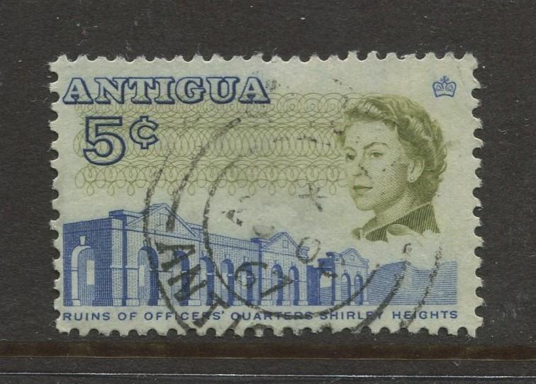 Antigua #172 Used 1966 Single 5c Stamp