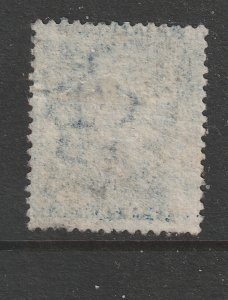 Great Britain a perf 2d blue plate 13 used