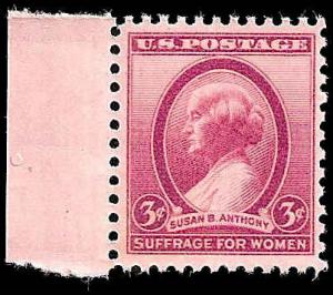 # 784 MINT NEVER HINGED SUSAN B. ANTHONY