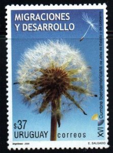 2006 Uruguay s16th ibero-American summit Montevideo flower dandelion #2170 **MNH