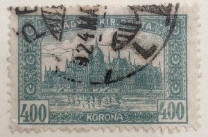 AlexStamps HUNGARY #374 VF Used 