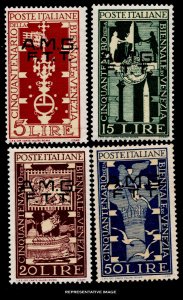 Trieste Zone A Scott 36-39 Mint never hinged.