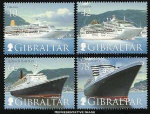 Gibraltar Scott 1076-1079 Mint never hinged.