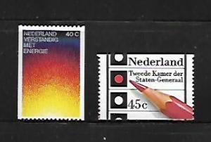 NETHERLANDS, 565-66, MNH, PUBLICITY FOR WISE USE OF ENERGY