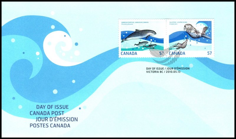 Canada 2387c-2387d Marine Life Canada Post U/A FDC