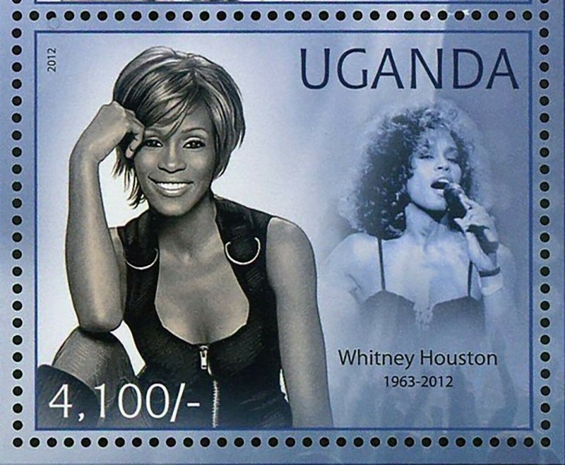 Whitney Houston Stamp Tribute American Singer Music Celebrity S/S MNH #2859-2862