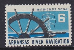 1358 Arkansas River Navigation MNH