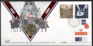 GB - 1995 50th Anniv of end of World War II (PNC)