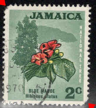 Jamaica Scott 307 Used flower stamp