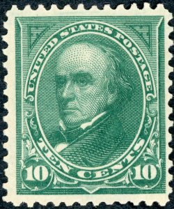 #273 – 1895 10c Webster.  MNH No Gum.  F/VF.  PSE Cert.