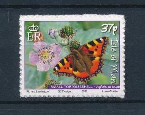 [27400] Isle of Man 2011 Butterflies Papillons (wwf) self adhesive MNH