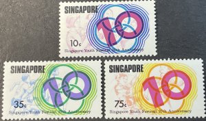 SINGAPORE # 251-253-MINT/HINGED---COMPLETE SET---1976