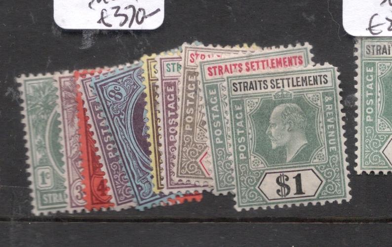 Malaya Straits SG 127-36, 1904 KE MCA MOG (10diw)