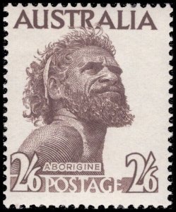 Australia 1956 Sc 303 Aborigine CV $10.50