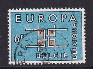 Belgium  #599 used 1963   Europa  6fr