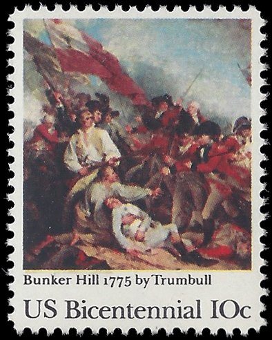 #1564 10c 200th Anniversary Battle of Bunker Hill 1975 Mint NH