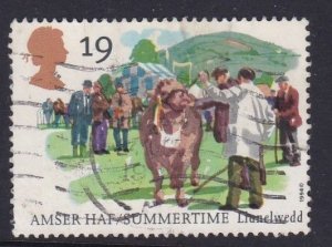 G.B. 1994 - Four Seasons - Summertime Events - Welsh Show - 19p -  used