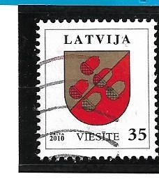 Latvia  Scott#  753  Used