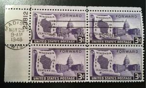 10 First Day Issue Stamps Blocks of States & Puerto Rico - Unique Collection