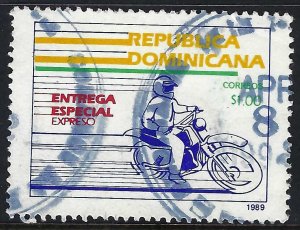 Dominican Republic E12 VFU MOTORCYCLE R5-182-3