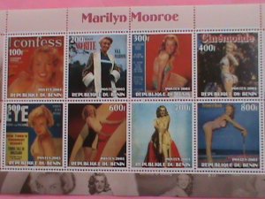 BENIN STAMP- 2003-SEXY MARILYN MONROE -MNH STAMP SHEET -RARE VERY RARE