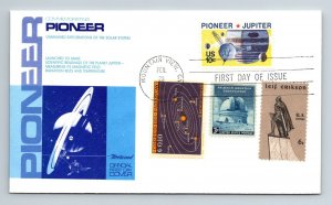 1997 Pioneer - Commemorates Unmanned Explorations FDC - F7362