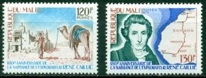 Mali Scott #346-347 MNH René Caillié Camel Map Fauna $$