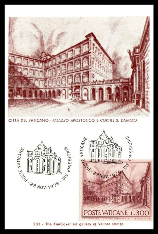 Vatican City 601-606 Set of Six Maxi Cards U/A FDC