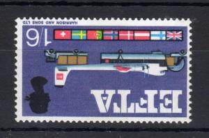 1/6 EFTA (PHOSPHOR) MOUNTED MINT WITH WATERMARK INVERTED