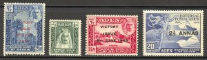 Aden-Kathiri Scott 1,12-13,16 Unused H/LHOG - Sultan, Victory, and UPU-SCV $1.00