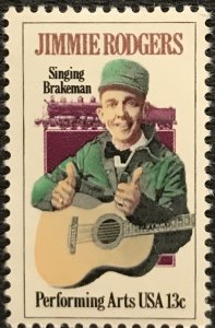 US #1755 MNH Single Jimmie Rodgers SCV $.25 L10