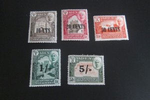 Aden Qu'aiti State 1951 Sc 21,23-5 MH