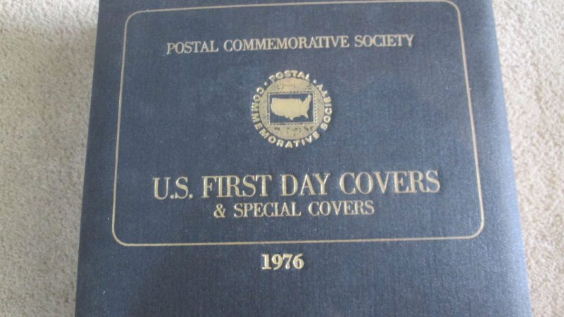 70+ First Day Covers of the 1976 Bicentennial with album,  Great condition